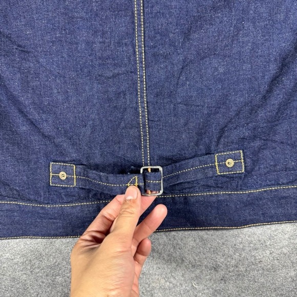 Japan Blue Jeans Type 1 Selvedge Denim Jacket Indigo Made in Japan 38 Buckleback - Picture 14 of 16